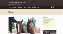 Desktop Screenshot of luckystarsbarn.com